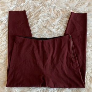 Lou and Grey Legging Pants XL Maroon